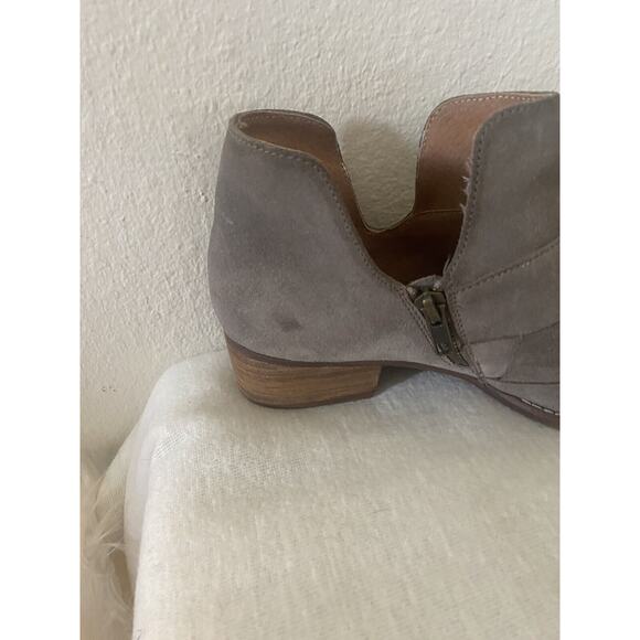 Seychelles Garnet Hill Seychelles Woven Ankle Bootie Boots Womens Size 9 Gray - Picture 7 of 8